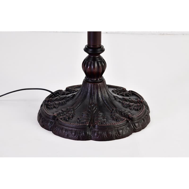 Copper Grove Simeonov Tiffany-style Blue Dragonfly Floor Lamp