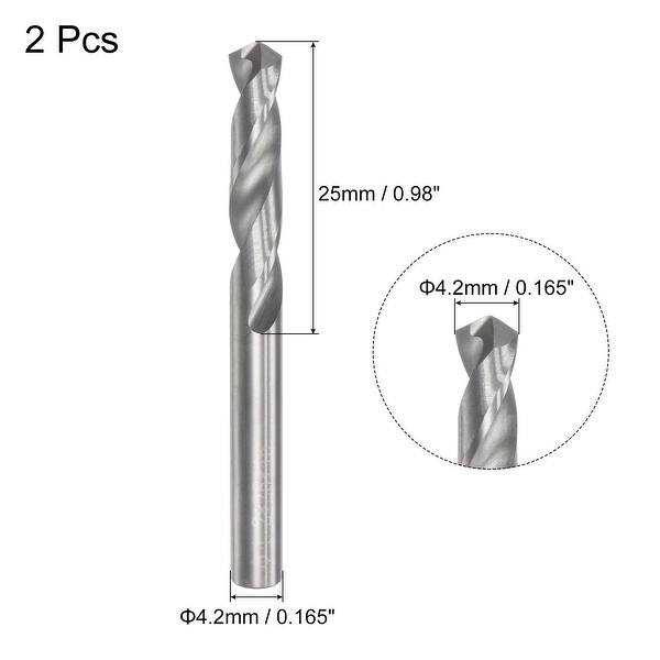 C2/K20 Tungsten Carbide Straight Shank Spiral Flutes Twist Drill Bit