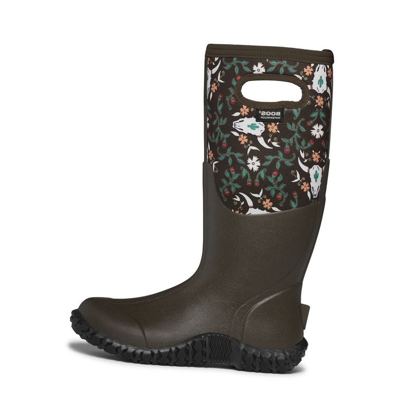 Bogs Outdoor Boots Womens Tall Neo Tech Rodeo Dark Brown  display picture 2