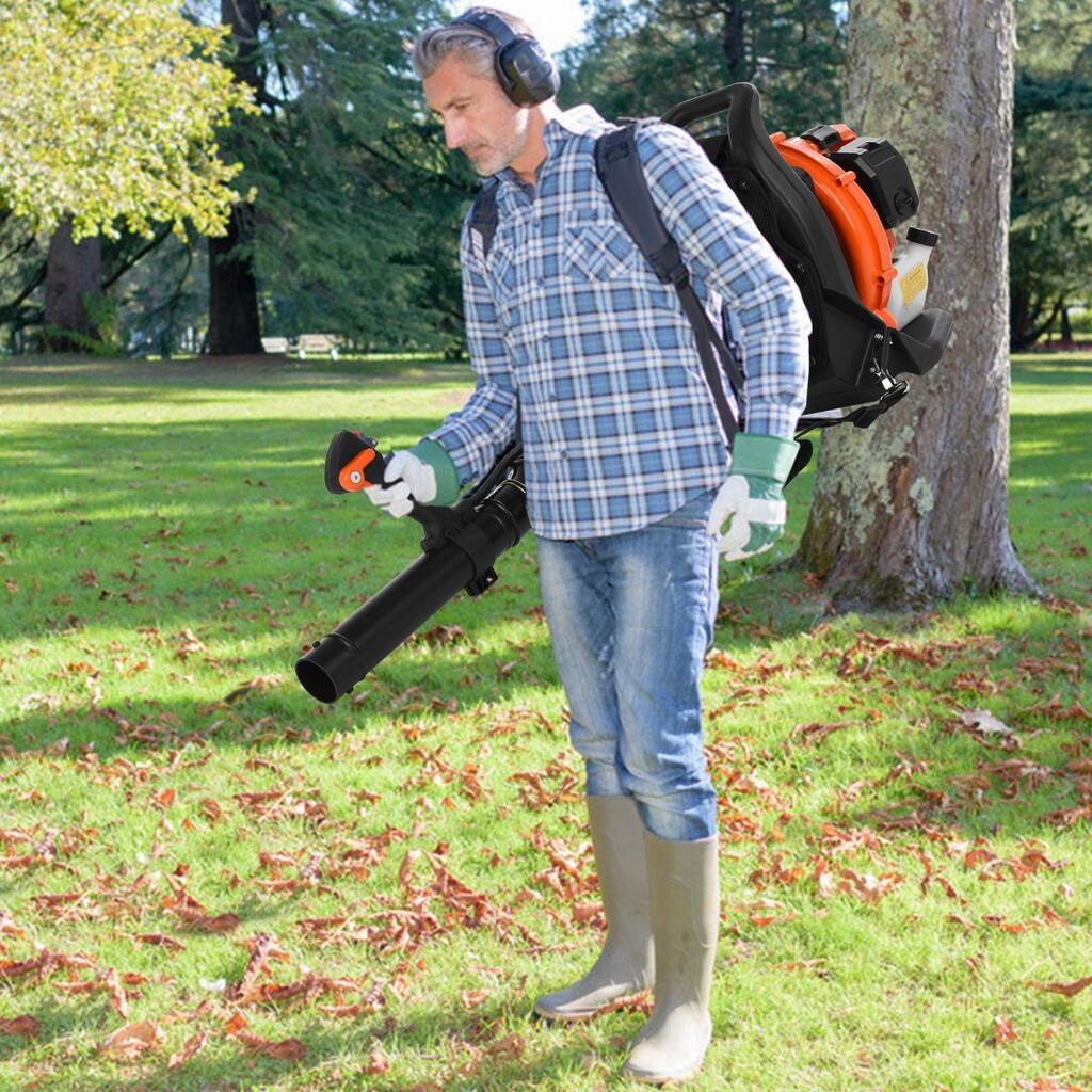 2.3Hp High Performance Gas Powered Back Pack Leaf Blower 2-Stroke 63cc - 15.74"x15.74"