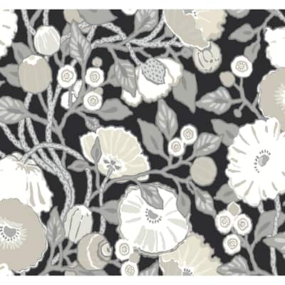 Mobile Vinyl Vincent Poppies Wallpaper 27 in x 27 ft = 60.75 sq ft