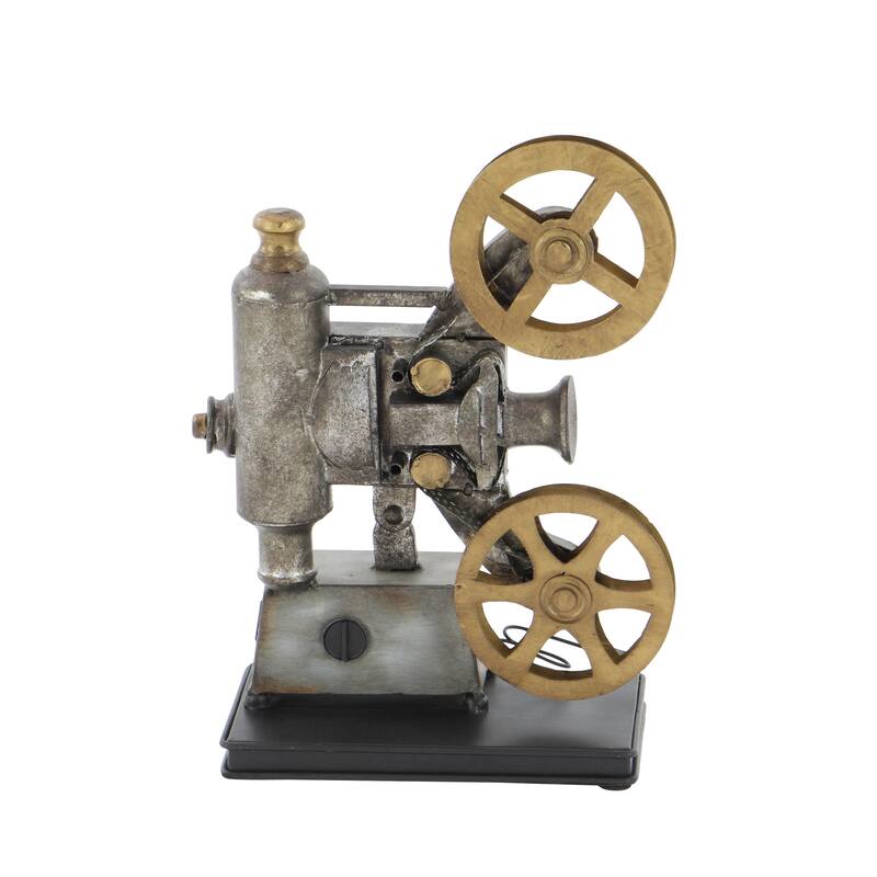 Metal Film Camera Decorative Sculpture - Black - Roche River Decor