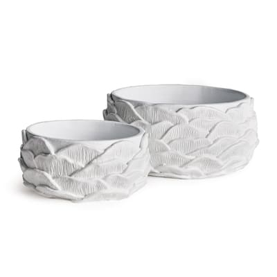 Ashika Low Pots Set of 2