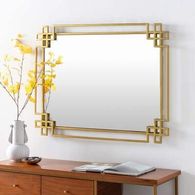 Carpathia Modern Glam Mirror - 40"H x 30"W x 1.3"D