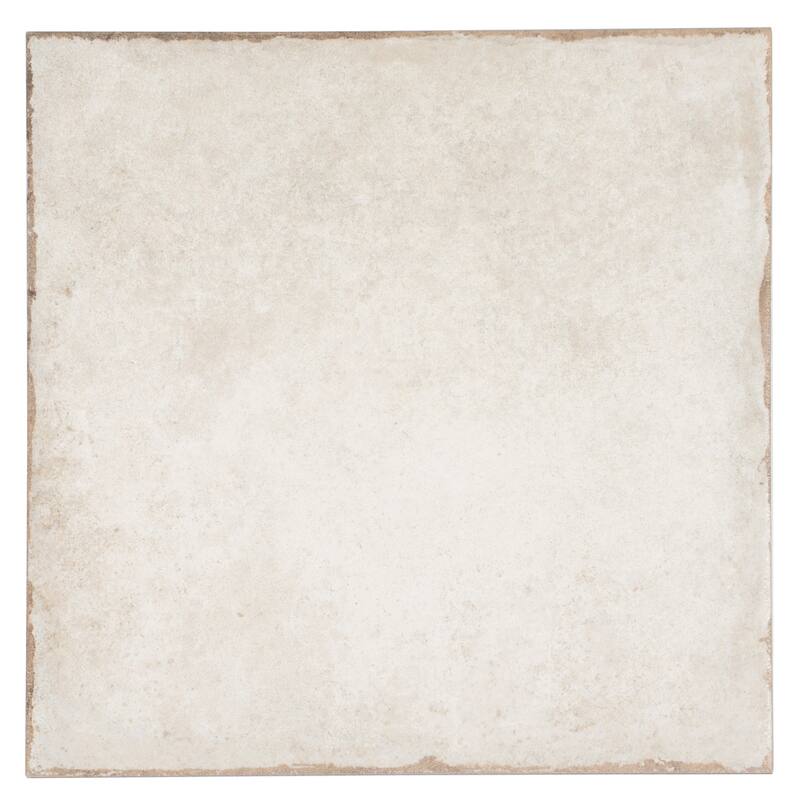 Faenza 8x8 Chalk White Porcelain Square Wall and Floor Tile (6.46 sq ft/case) - 15 Pack