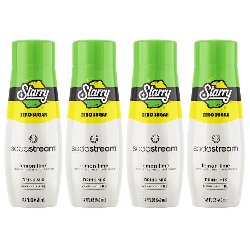 SodaStream® Starry® Zero Sugar Drink Mix 4-Pack - Clear