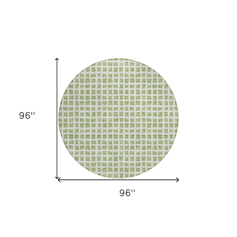 HomeRoots Geometric Transitional Rectangle Outdoor Rug