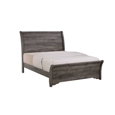 Marilyne Gray Sleigh Bed