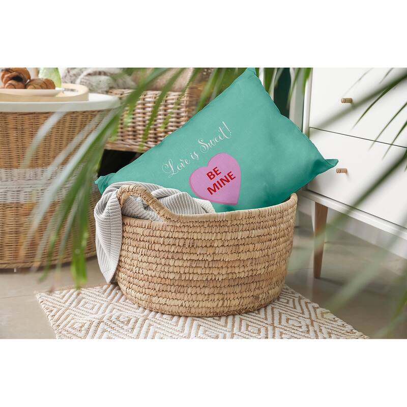 Love Is Sweet Valentines Day Decorative Throw Pillow