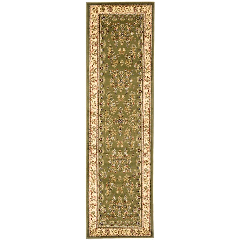 SAFAVIEH Lyndhurst Kuralay Traditional Oriental Rug - 2'3" x 14' Runner - Sage/Ivory - Runner