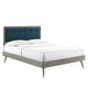 preview thumbnail 36 of 48, Willow Full Wood Platform Bed With Splayed Legs
