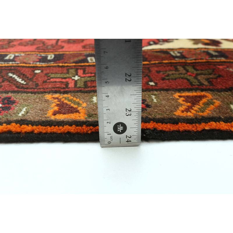 ECARPETGALLERY Hand-knotted Andelz Red Wool Rug - 3'2 x 5'0