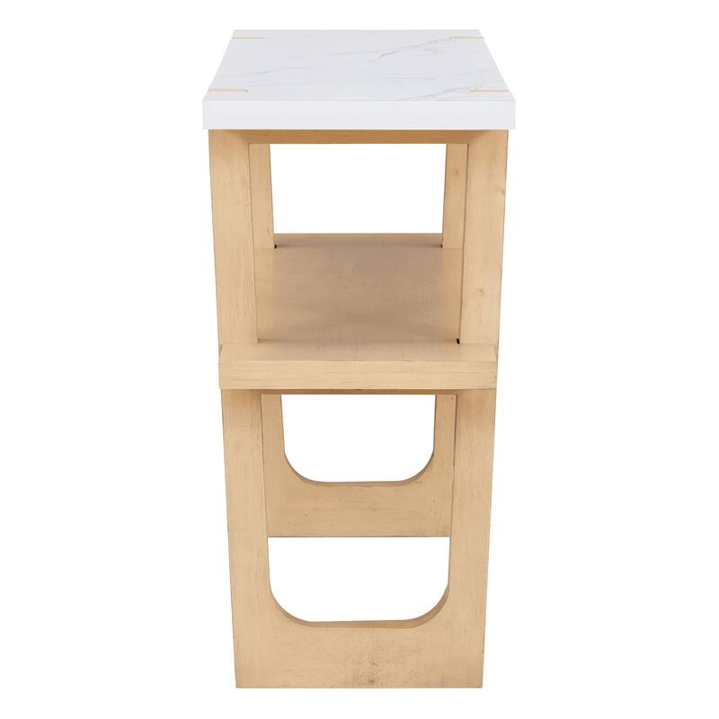 Wooden Base Multifunctional Console