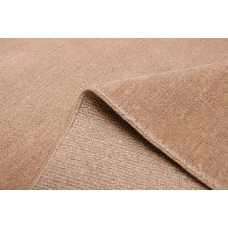 ECARPETGALLERY Hand-knotted Mystique Brown Wool Rug - 8'1 x 9'10