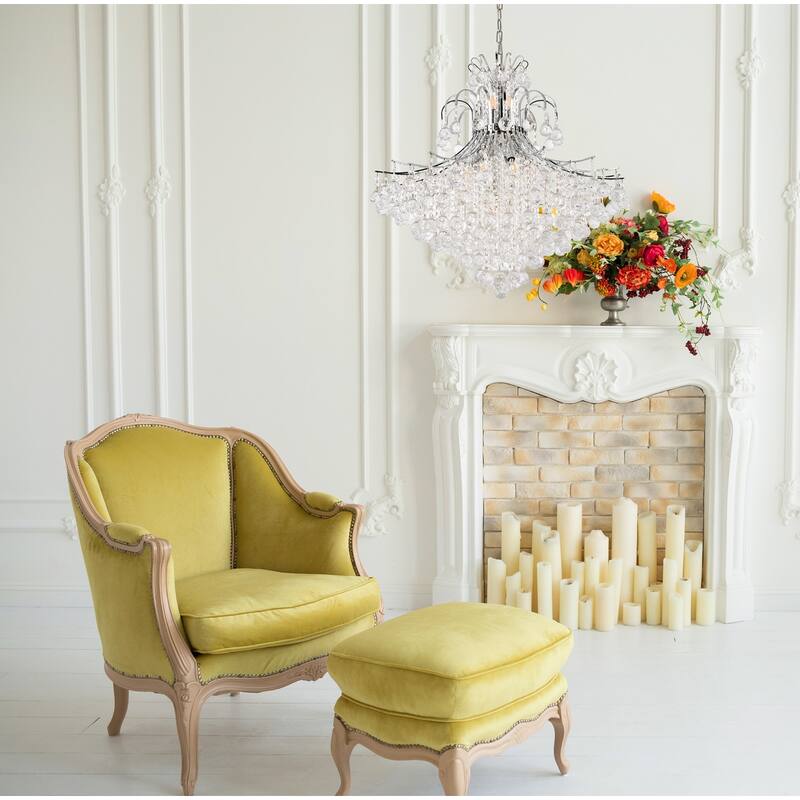 Fleur Illumination 15 light Chrome Chandelier