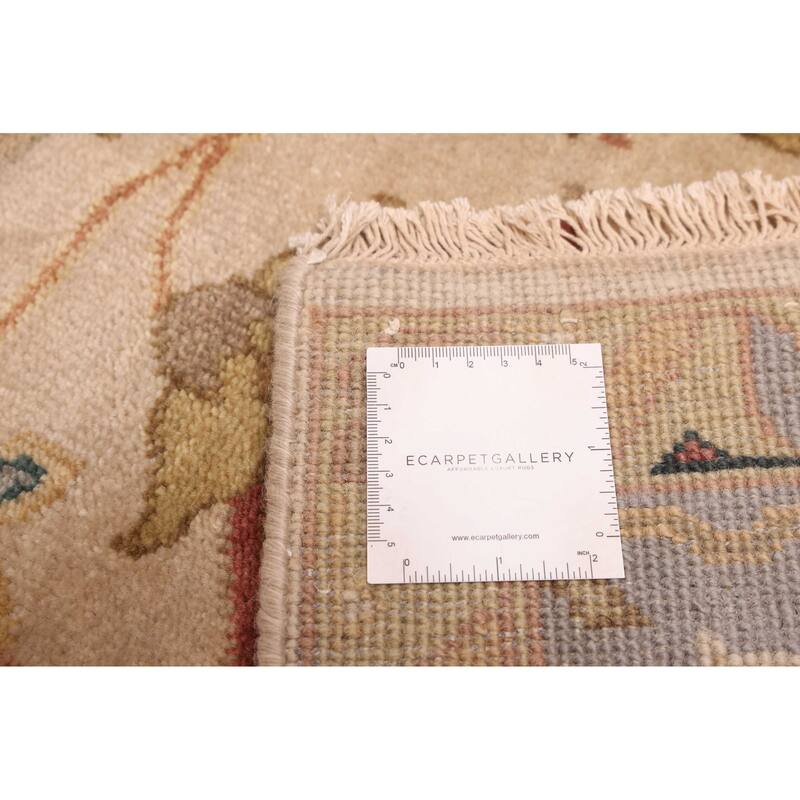 ECARPETGALLERY Hand-knotted Jules Serapi Beige, Ivory Wool Rug - 8'11 x 11'10