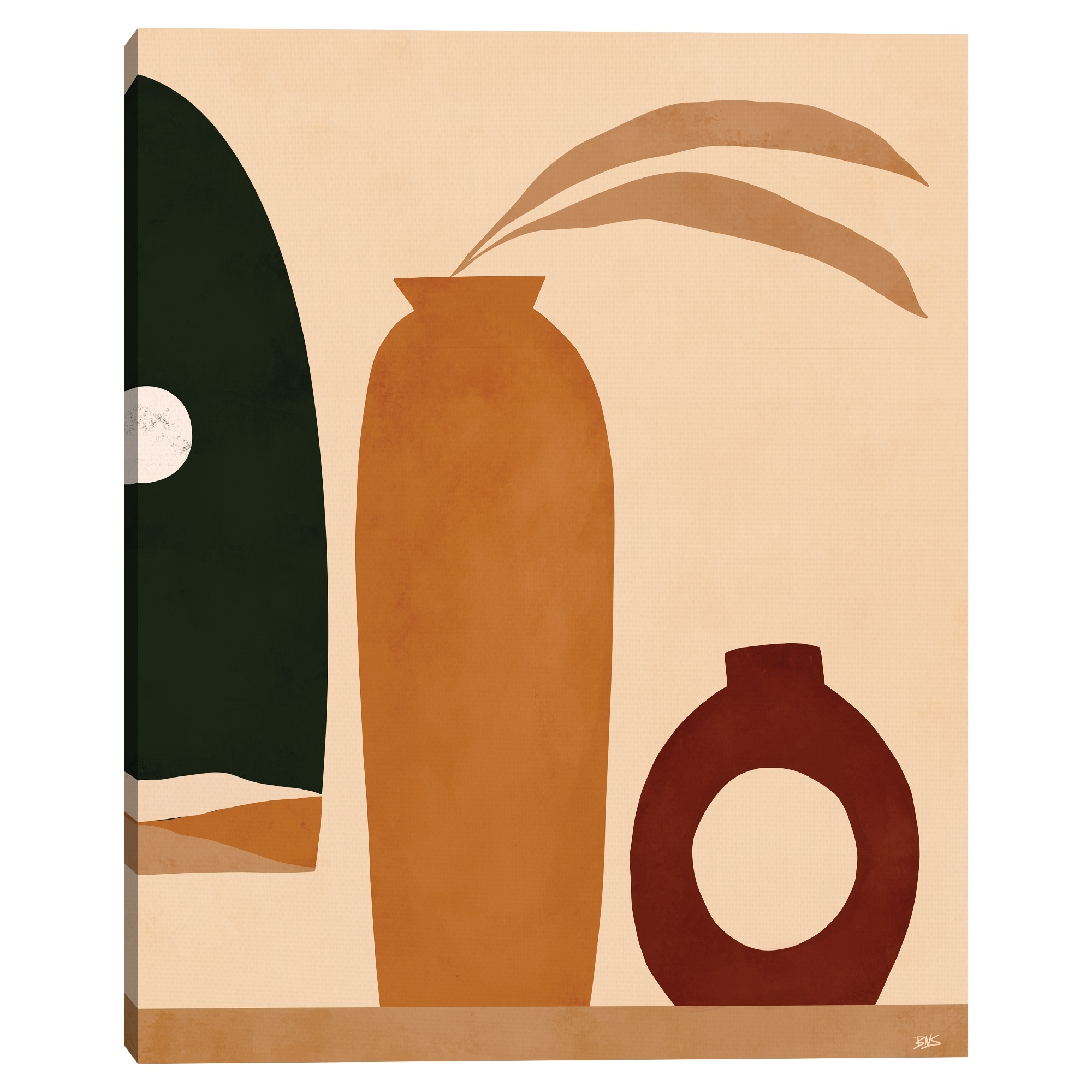 Ochre 2 Canvas Art Print