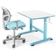 preview thumbnail 1 of 16, Costway Height Adjustable School Table and Desk Chair Set for Kids - See Details Blue
