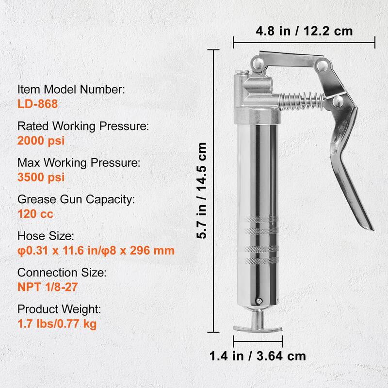 Pistol Grip Grease Gun
