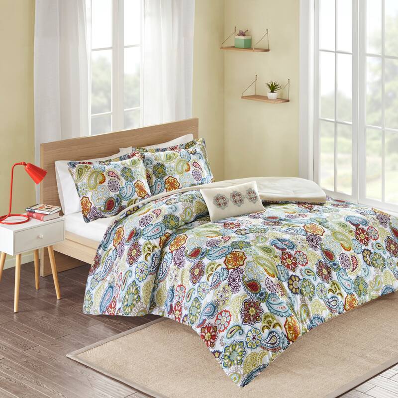Intelligent Design Asha Printed Paisley Comforter Set