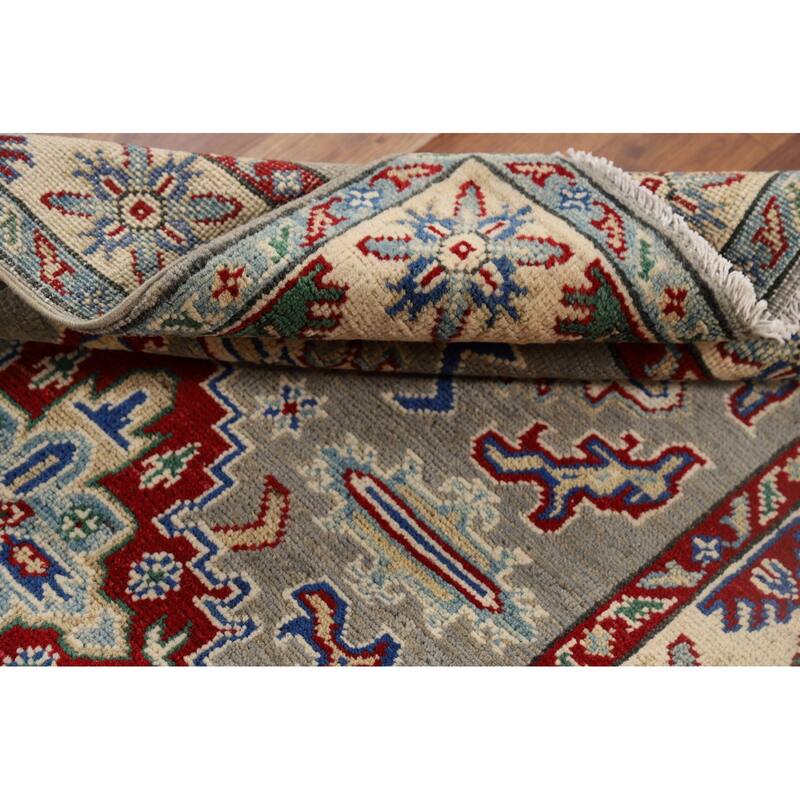 Kazak Accent Rug Handmade Traditional Oriental Wool Carpet - 3'3" x 5'0"