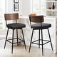 preview thumbnail 129 of 136, 26"/29" Faux Leather Swivel Counter/Bar Stools Set of 2/3