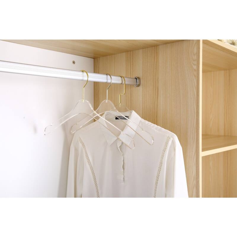 YBM Home Quality Acrylic Clear Hangers