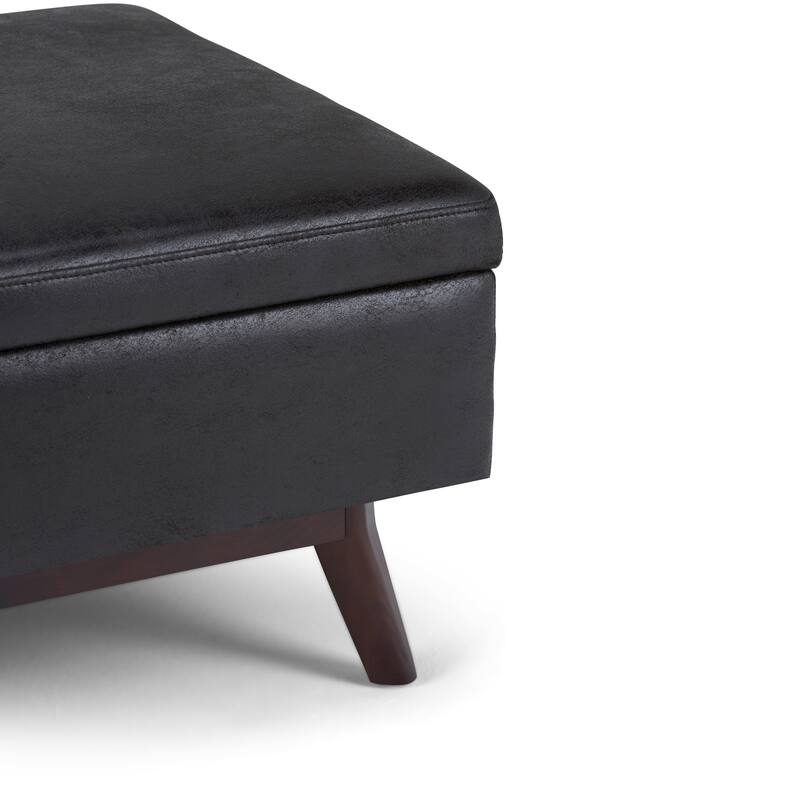 Wyndenhall Ethan Mid-century Modern Rectangular Table Ottoman