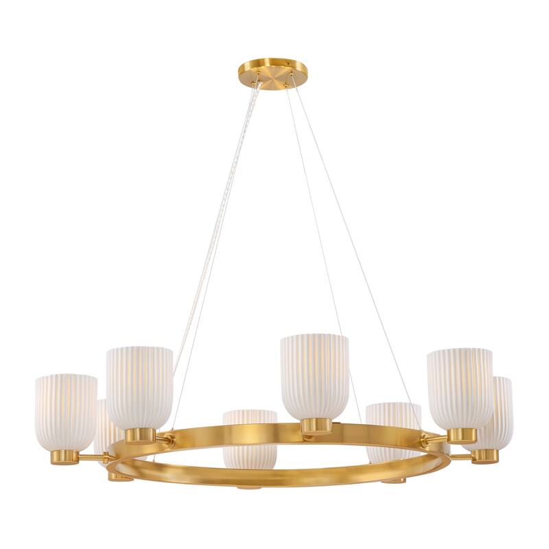Savoy House 1-3173-8 Isla Blanca 8 Light 40" Wide Chandelier