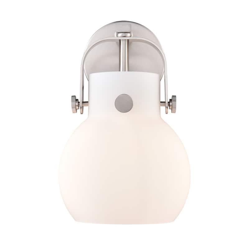 Innovations Lighting 423-1W-10-7 Pilaster II Sphere Sconce Pilaster II
