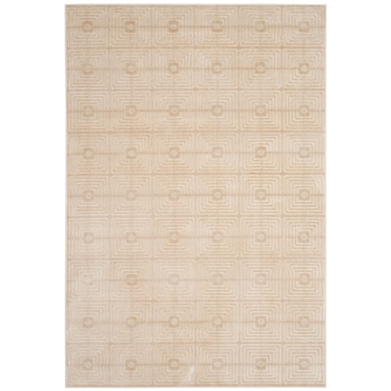 SAFAVIEH Paradise Elissaveta Modern Viscose Rug - 4' x 5'7" - Beige