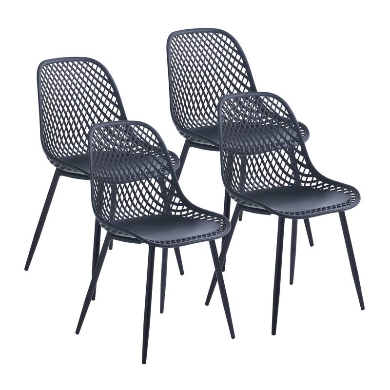 Porthos Home Vita 5-piece Dining Set, 1 Table And 4 Stackable Chairs
