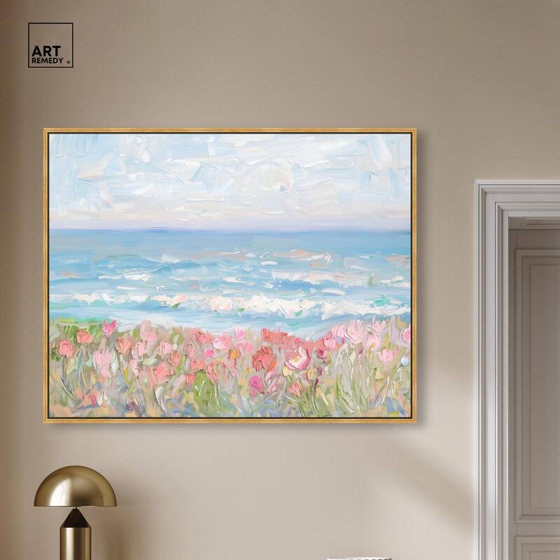 Waves of Peace Canvas by Art Remedy