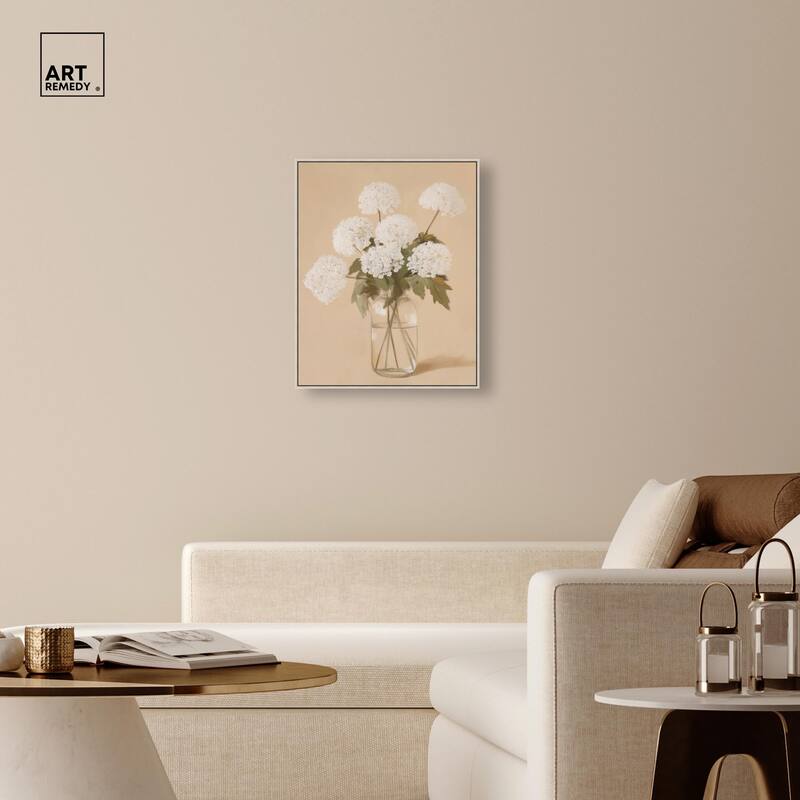 Lace in a Vase II Canvas by Art Remedy