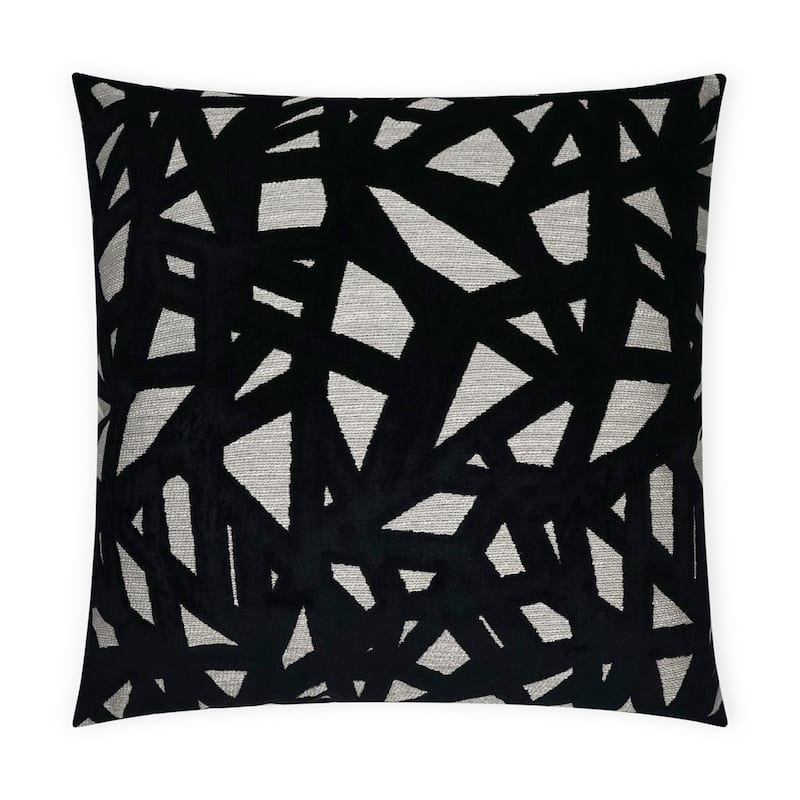 Veleri Black Decorative Throw Pillow