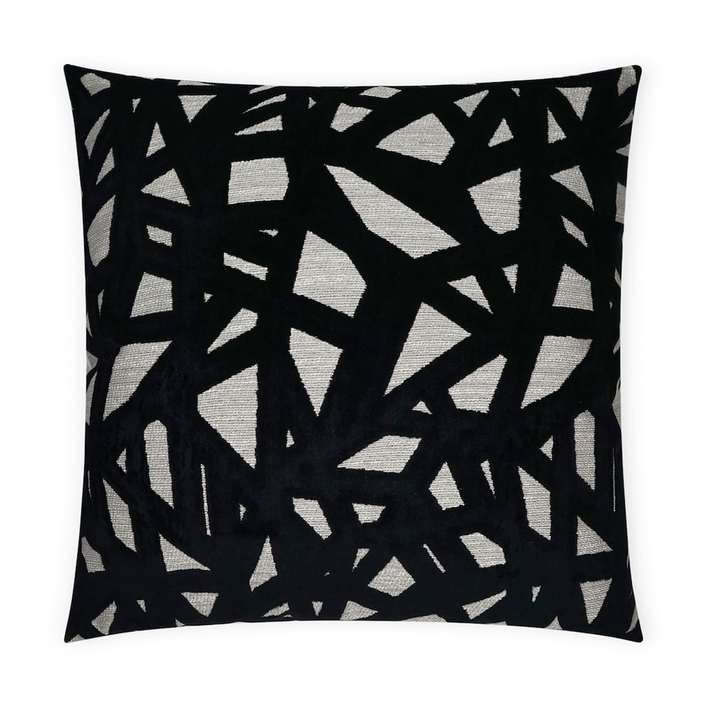 Veleri Black Decorative Throw Pillow