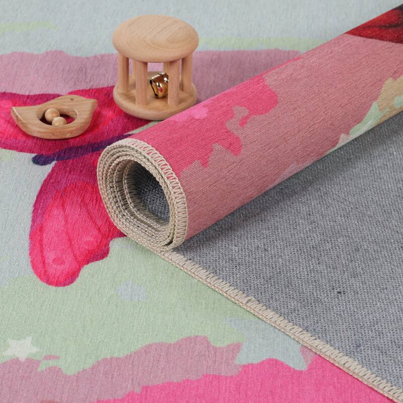 Superior Butterfly Kids Indoor Area Rug