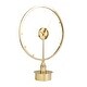 preview thumbnail 2 of 13, Gold Stainless Steel Metal Large Open Frame Decorative Clock - 19 x 7 x 25