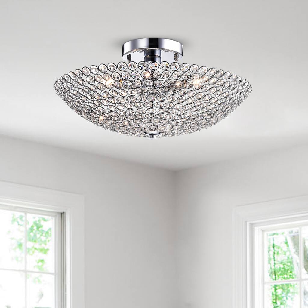 Alden 3 Light Semi Flush Mount