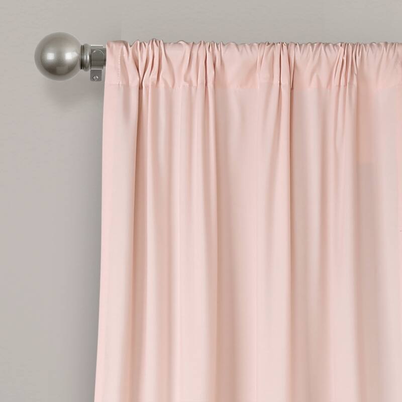 Lush Decor Allison Ruffle Window Curtain Panel Pair