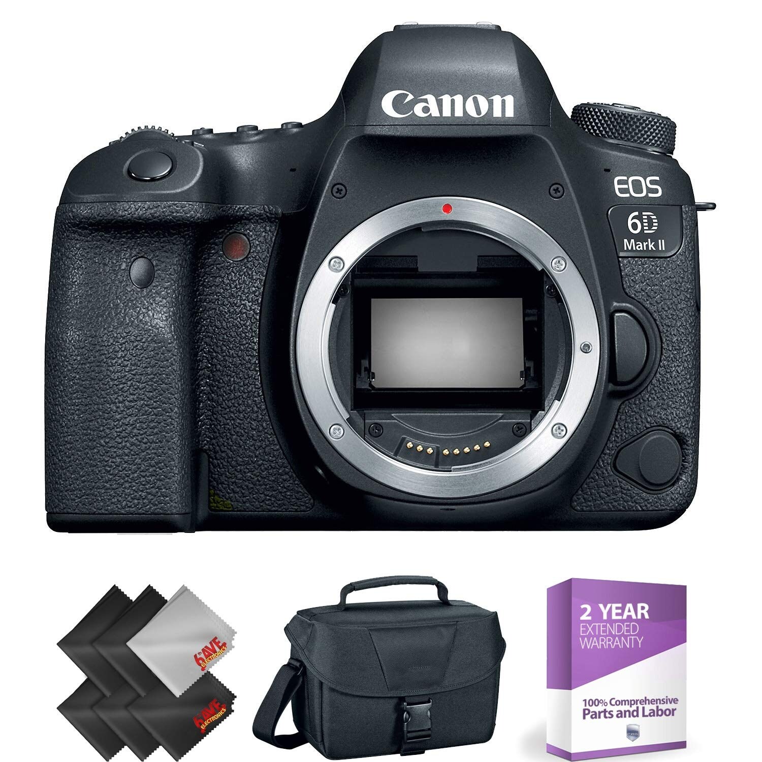 Canon EOS 6D Mark II DSLR Camera (Body Only) + 2 Year Warranty