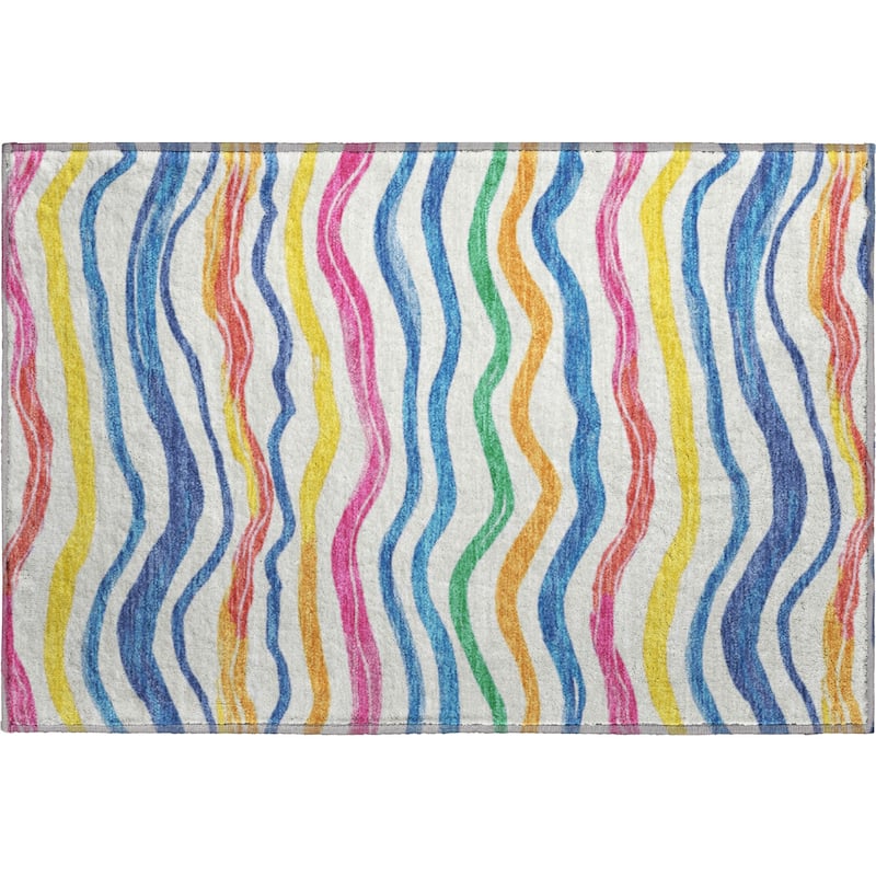 Premium Washable Super Soft Casual Stripes Mayfield Rug