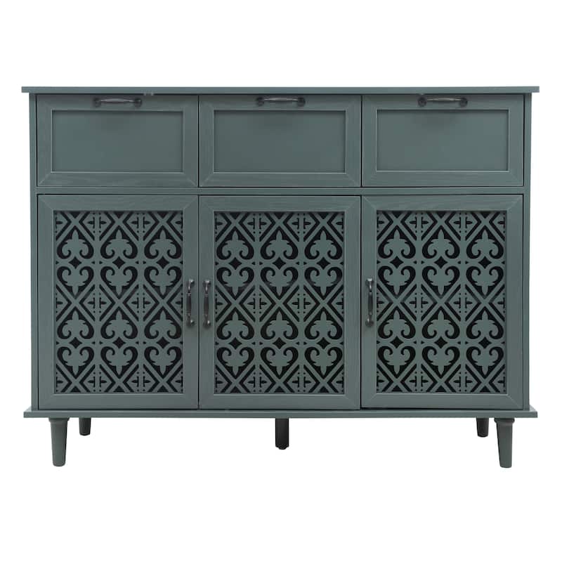 3 Door 3 Drawer Cabinet American Furniture Suitable for Bedroom