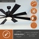 preview thumbnail 2 of 15, Crawford 60 in. Ceiling Fan with Reversible Blades, Dimmable LED Light Kit, Remote Control, 6 Speeds, Energy Efficient DC Motor