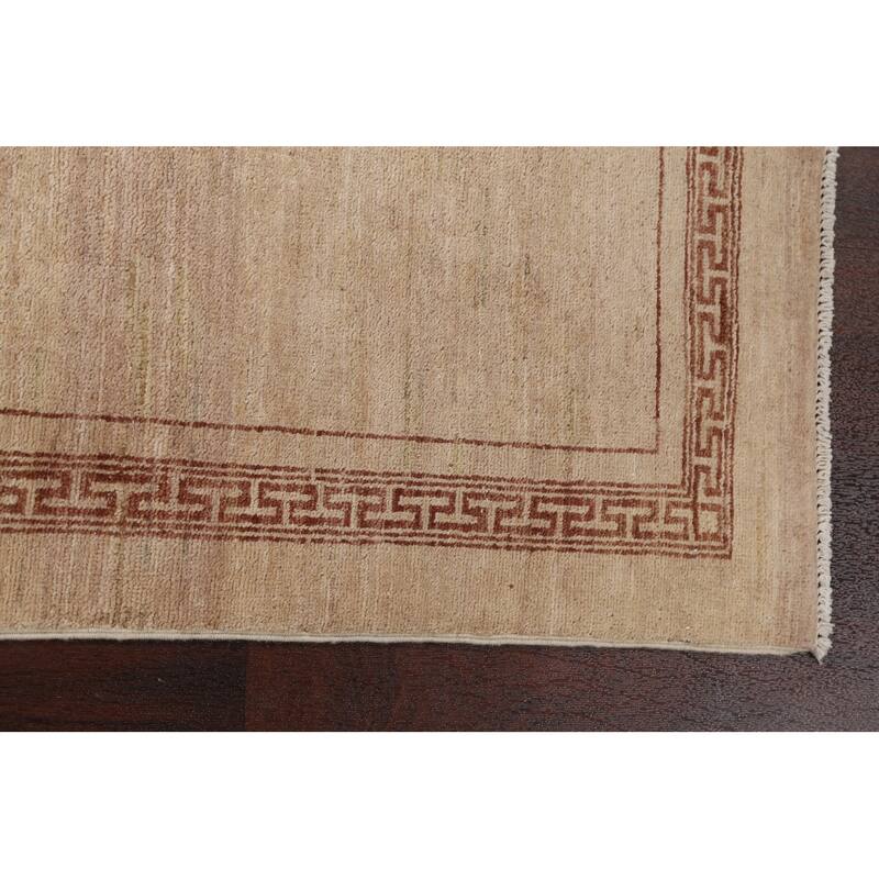 Geometric Bordered Oriental Gabbeh Kashkoli Area Rug Wool Hand-knotted - 3'2" x 5'3"