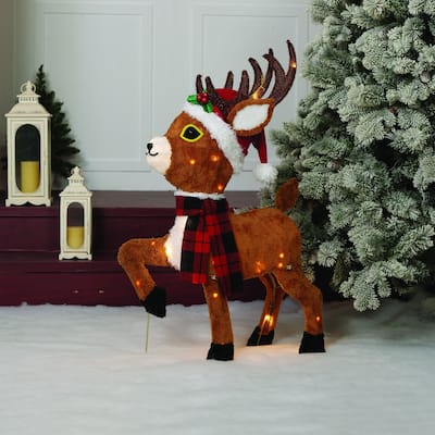 Everstar 36'' UL Plush Reindeer Sculpture
