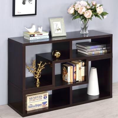 Modern Contemporary Multifunctional Design Display Cappiccino Bookcase Tv Console