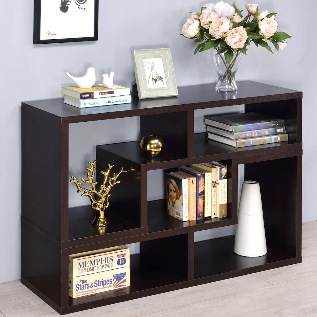 Modern Contemporary Multifunctional Design Display Cappiccino Bookcase Tv Console