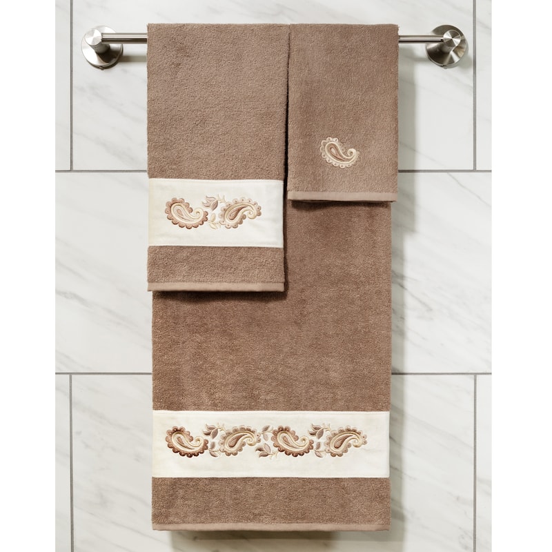 Authentic Hotel and Spa Turkish Cotton Mackenzie 2PC Washcloth Set
