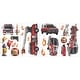 preview thumbnail 1 of 3, RoomMates Red Fire Brigade Wall Decals